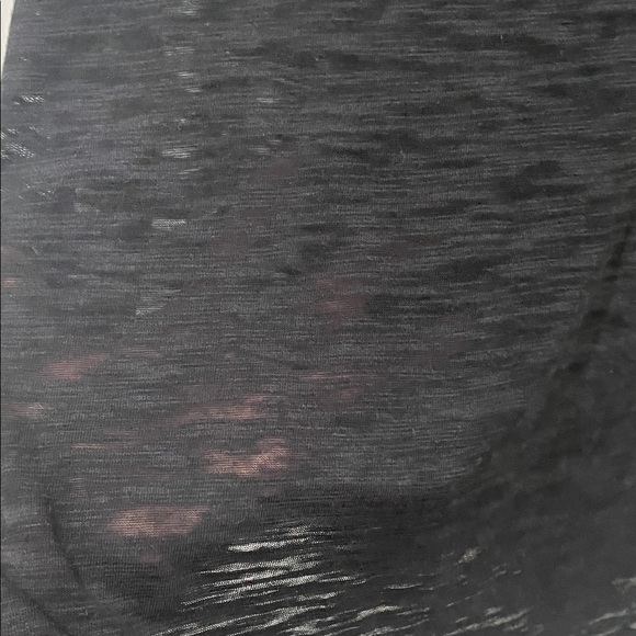 We The Free Black Sheer V-Neck Short Sleeve Tee - Picture 6 of 8